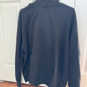 No Boundaries Women/Men Black Hoodie Sweater